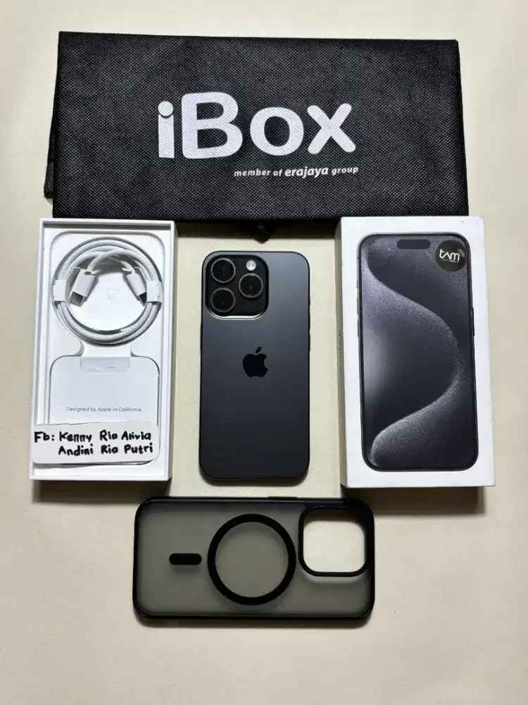 iPhone 15 Pro iBox garansi on