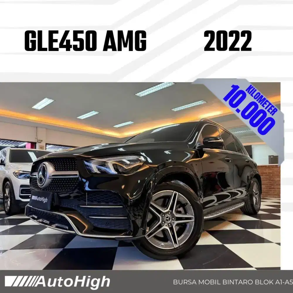 DP10% [Km10.000] GLE450 AMG 2022 Black / GLE 450 Reg 2021 #AUTOHIGH