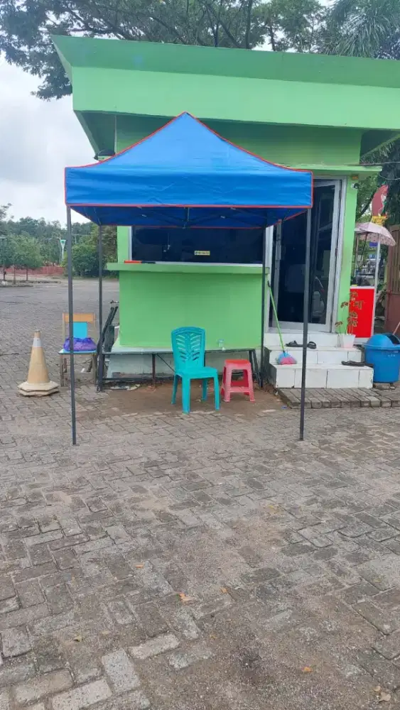 Tenda lipat matic praktis gazebo portable payung buat jualan