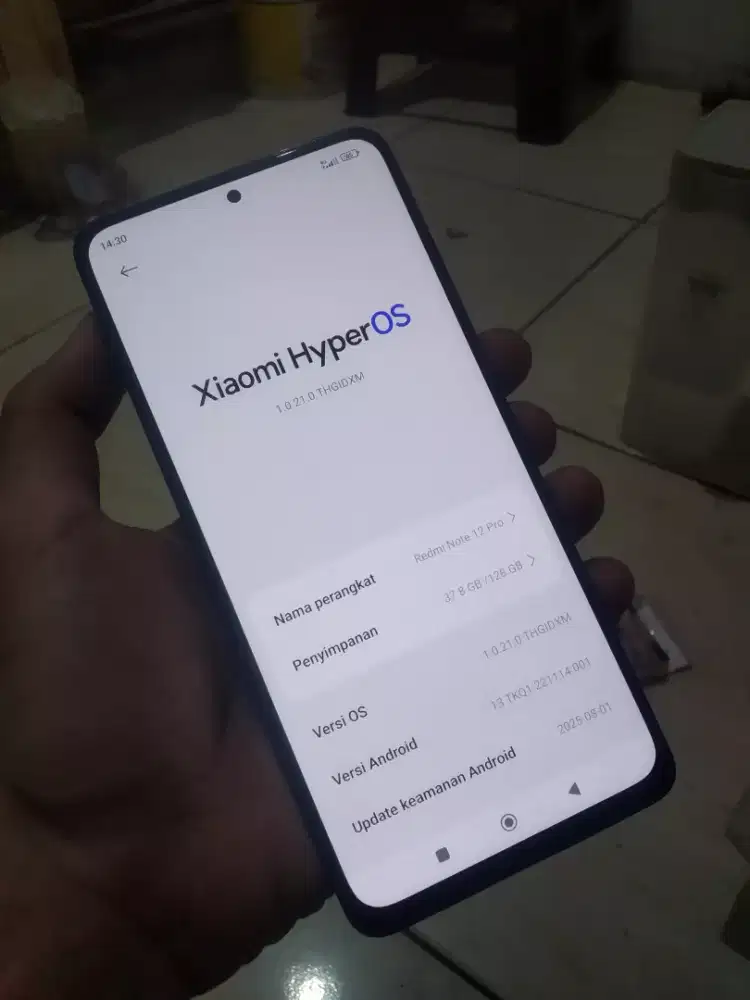 Resmi note 12 pro 6/128