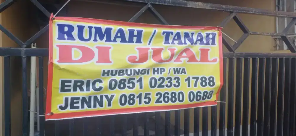 Rumah siap huni jalan baji pamuji cendrawasih