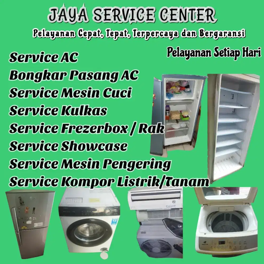 Service Mesin Cuci Kulkas Bongkar Pasang AC Servis AC Frezer Mulyorejo