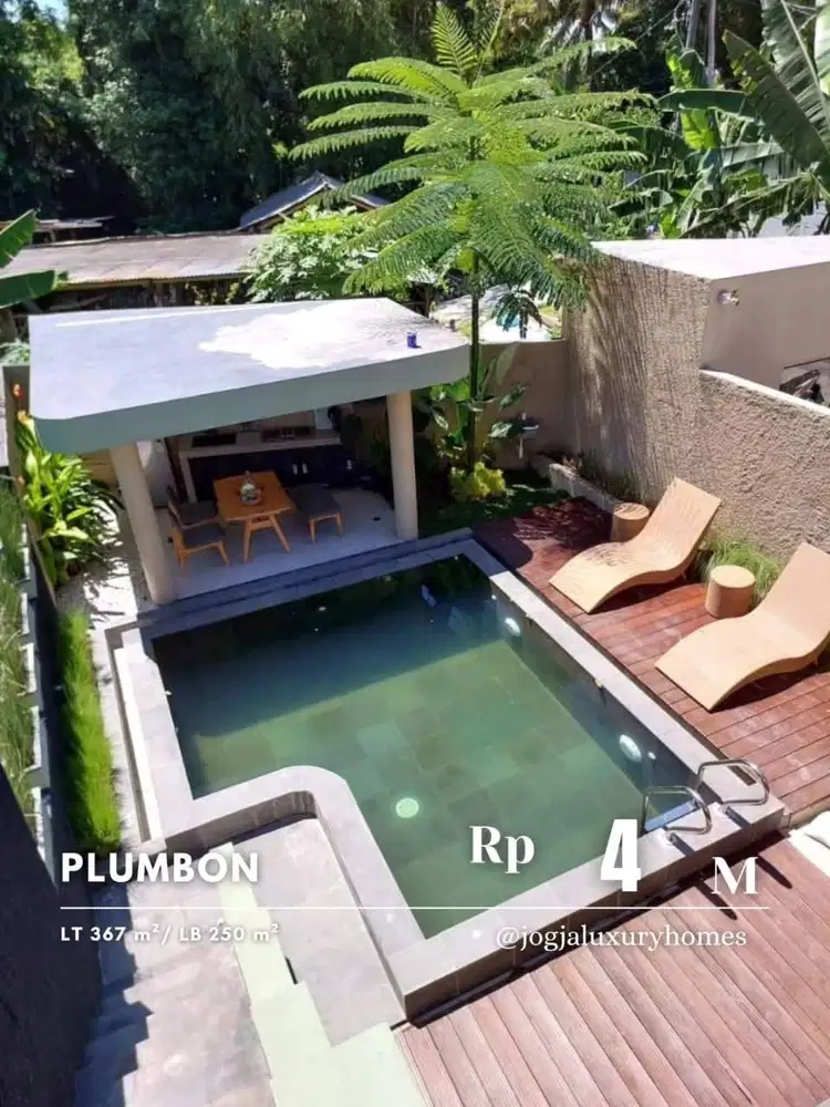 Dijual Villa Cantik View Persawahan dekat Jalan Kaliurang