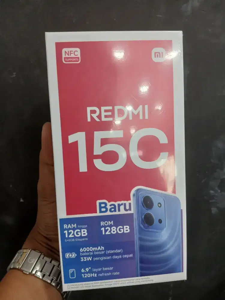 Xiaomi redmi 15c 128gb new garansi resmi
