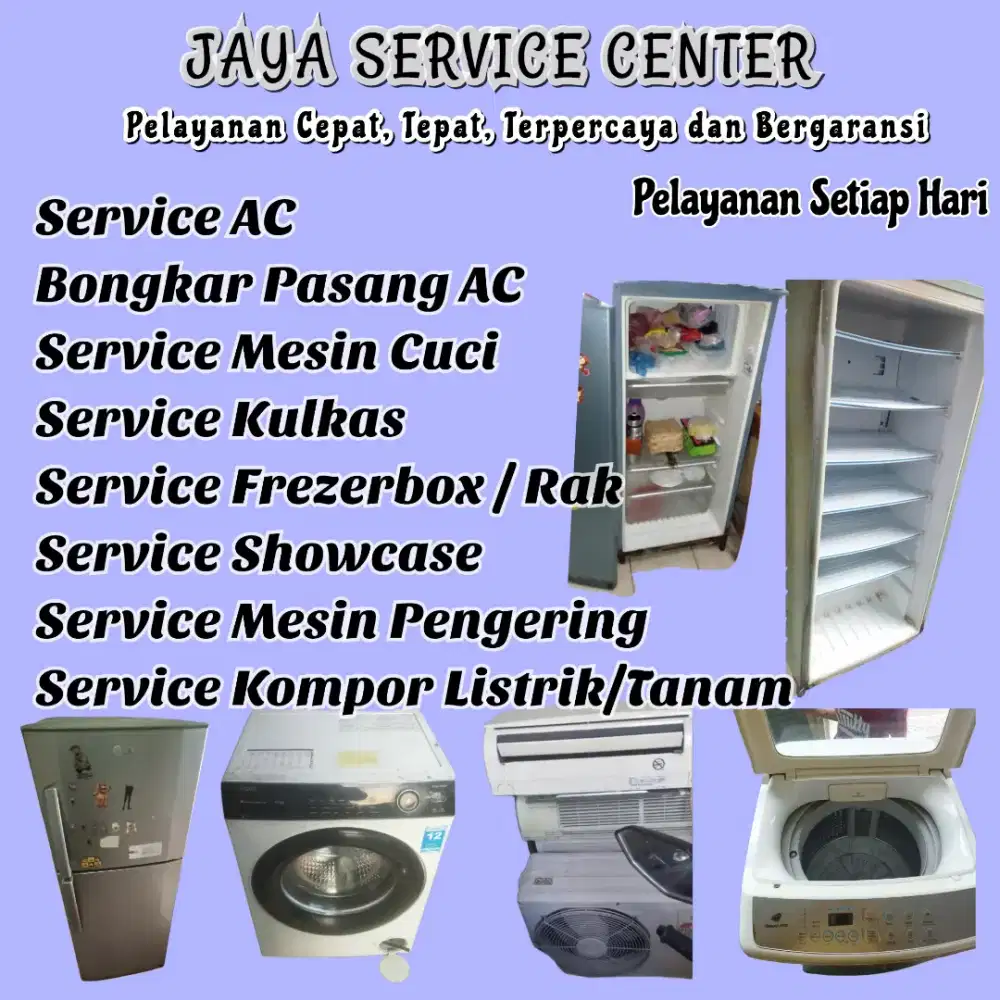 Service Mesin Cuci Kulkas Frezer Servis Bongkar Pasang AC Sukomanungga