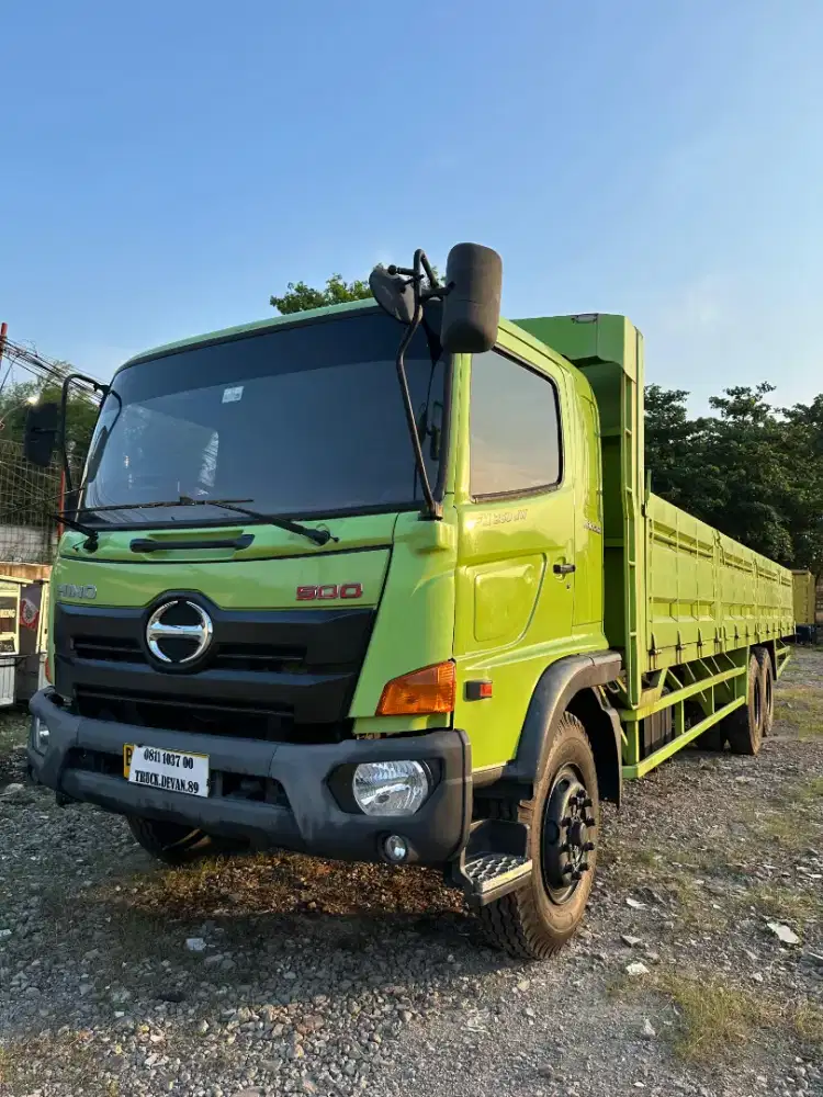 HINO LOHAN FM260JW ASLI LONG 6X4 BAK TRIWAY TRONTON ISTIMEWA SEKALI