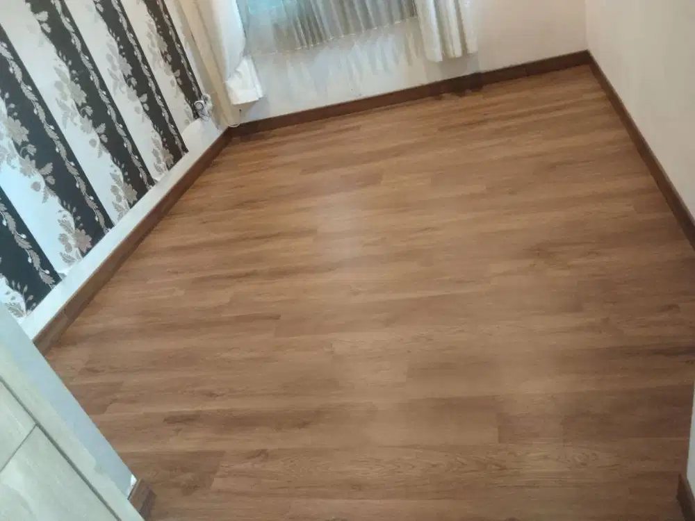 JASA PASANG Vinyl Spc Decking Panel Parket Lantai Kayu