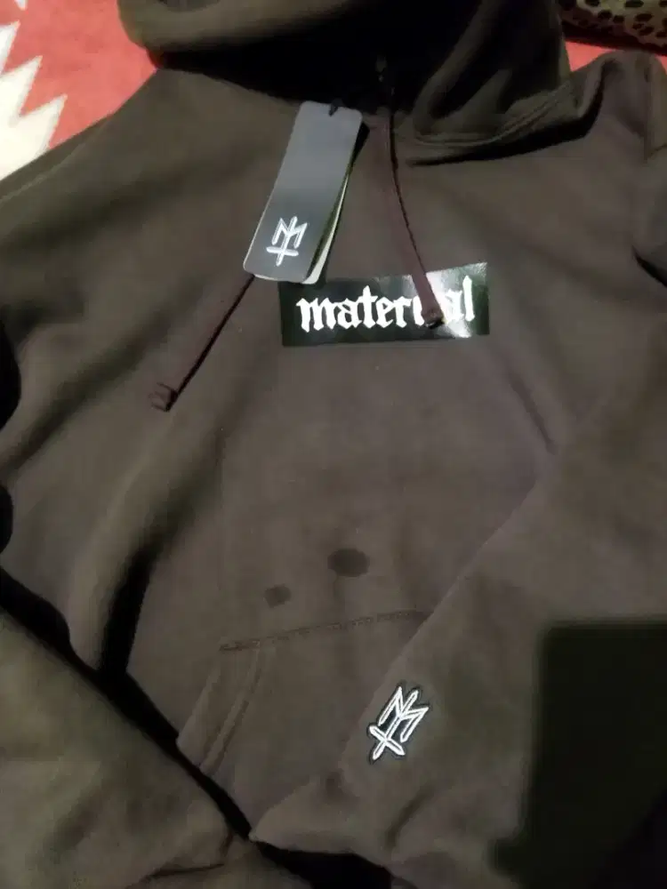 Hoodie maternal dark brown