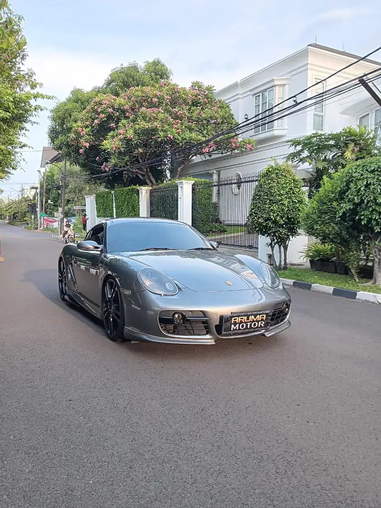 Porsche Cayman 2.7 thn 2007 grey on black low km 50rb an