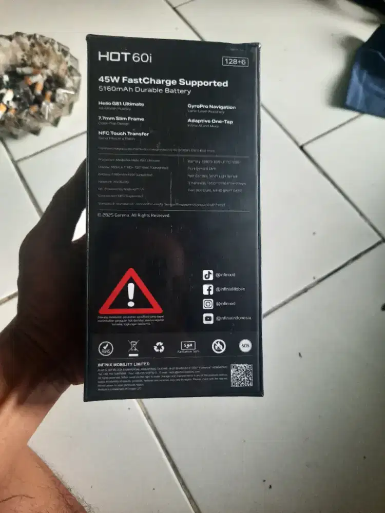 Infinix hote 60i 6/128