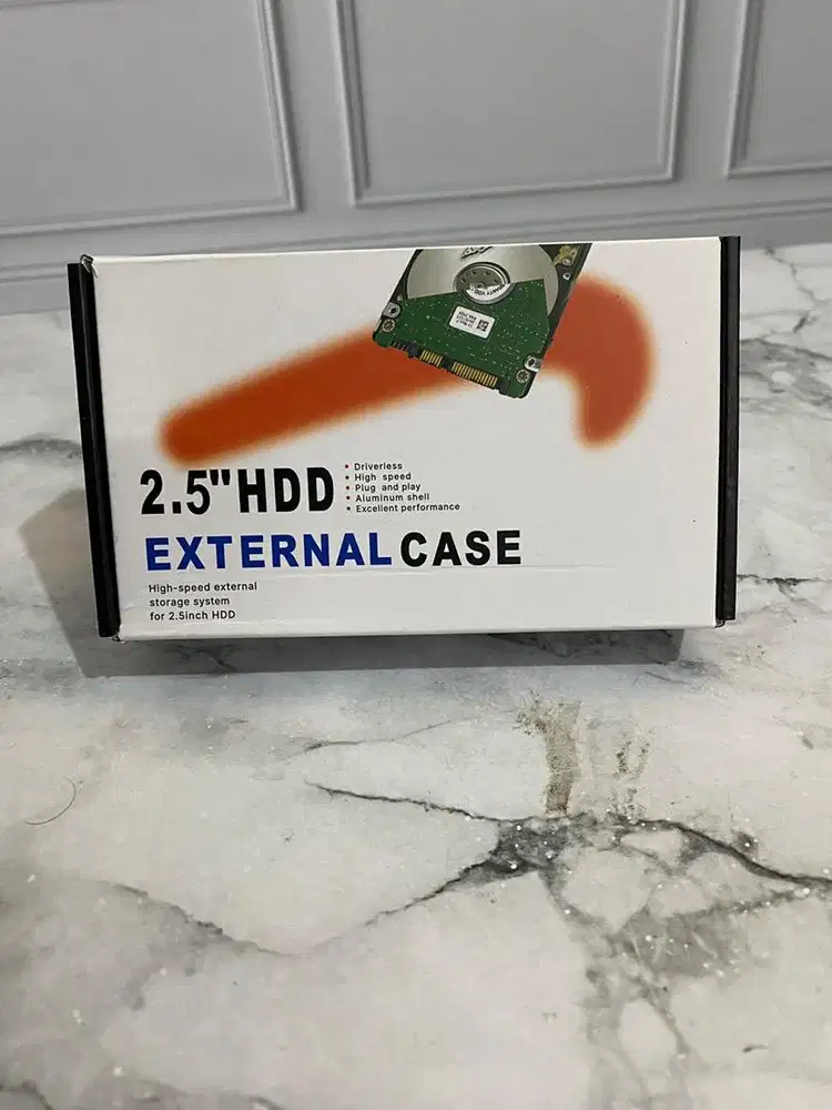 External Case 2,5” HDD Transparant
