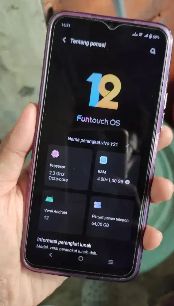 Vivo Y21 4+1/64 Ori Nominus