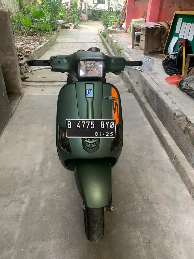 VESPA S IGET 125 2019 HIJAU DOFF