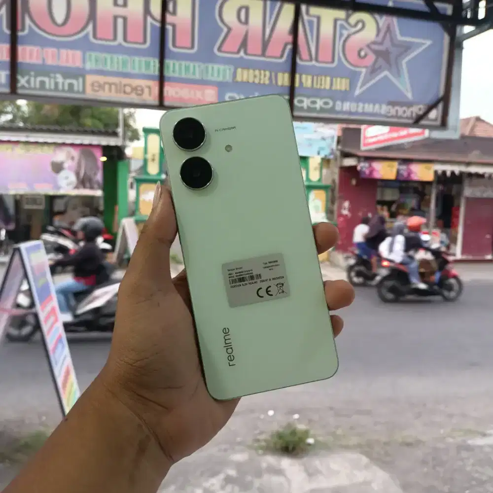 Realme Note 60x 4/64, Lengkap Fullset