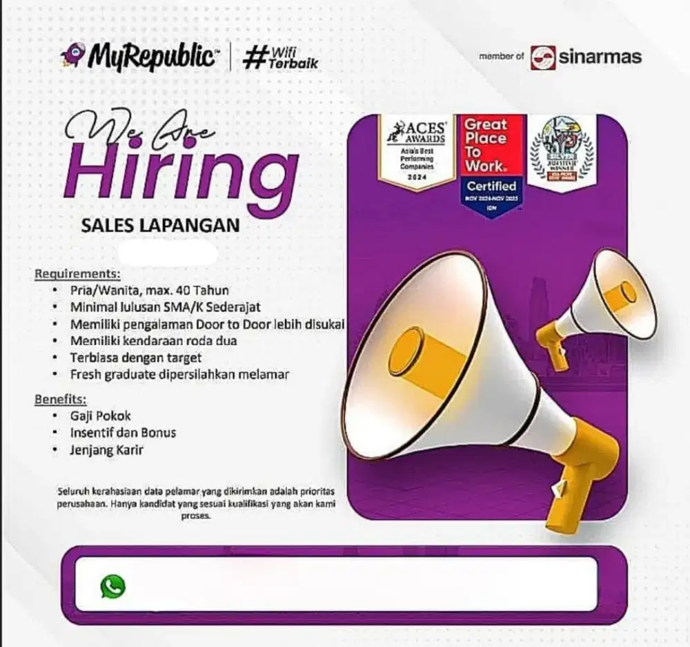 Lowongan kerja sales