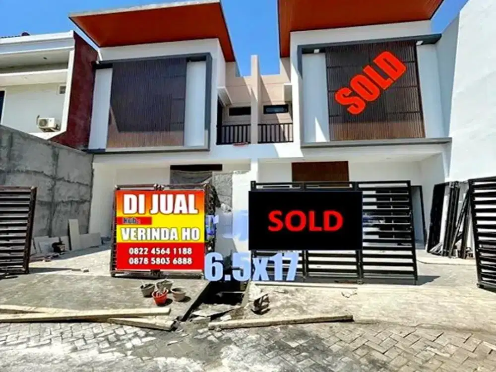 Dijual Rumah Baru Gress Minimalis Modern 2 Lantai SUTOREJO, Mulyorejo dekat Kampus C UNAIR, ITS, Galaxy Mall