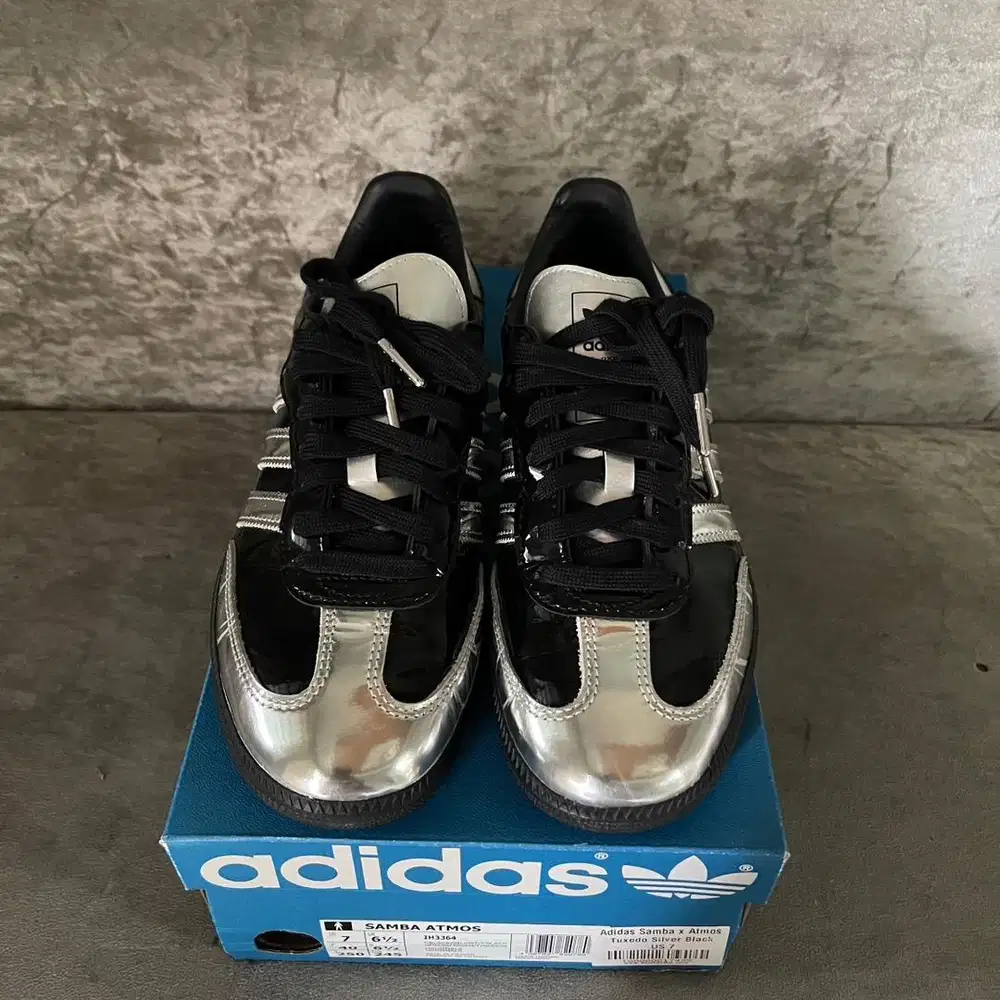 Adidas x Atmos Black Silver