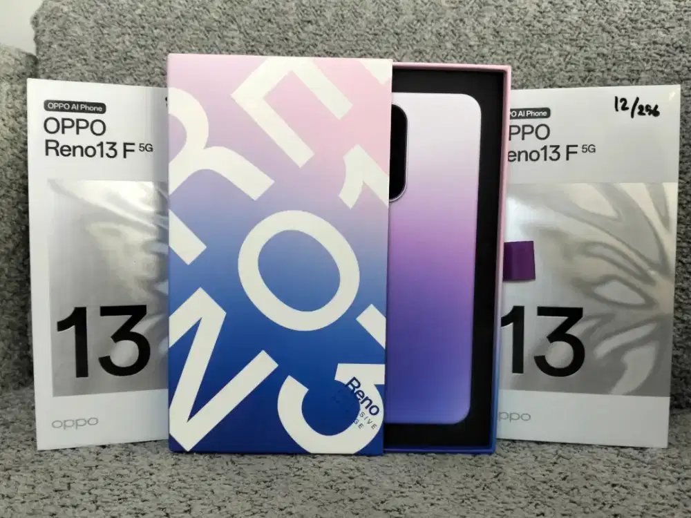 PROMO OPPO RENO 13F 5G 12/256 NEW SEGEL BONUS CASE PREMIUM MURAAH