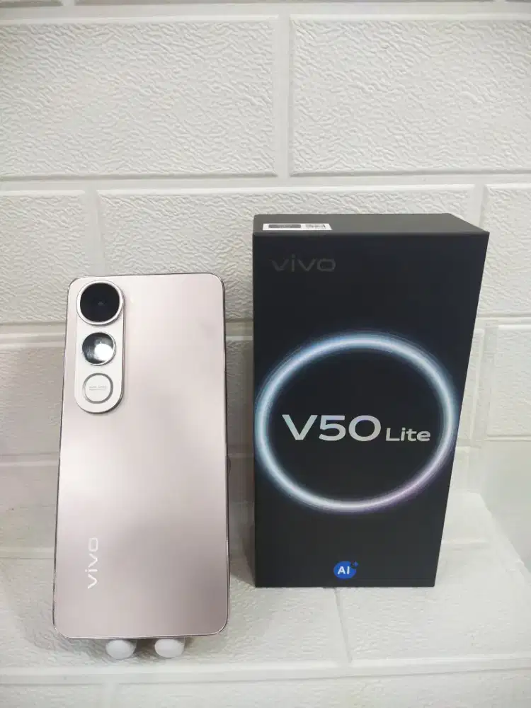Vivo V50 lite 5G 12/512 grs resmi 04/2026 like new
