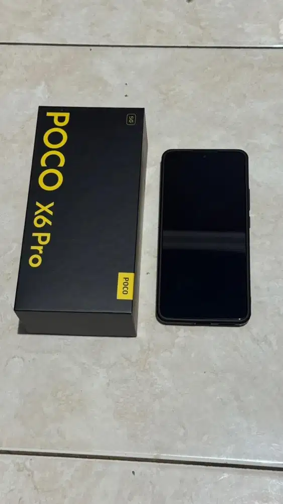 dijual poco x6 pro 5g black 12gb/512gb