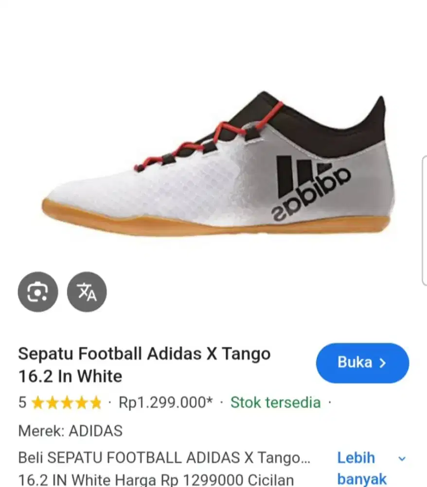 Sepatu futsal Adidas x tango 16.2