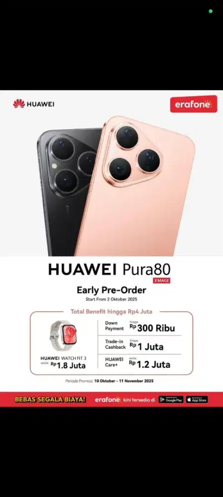 Cicilan Huawei Pura 80