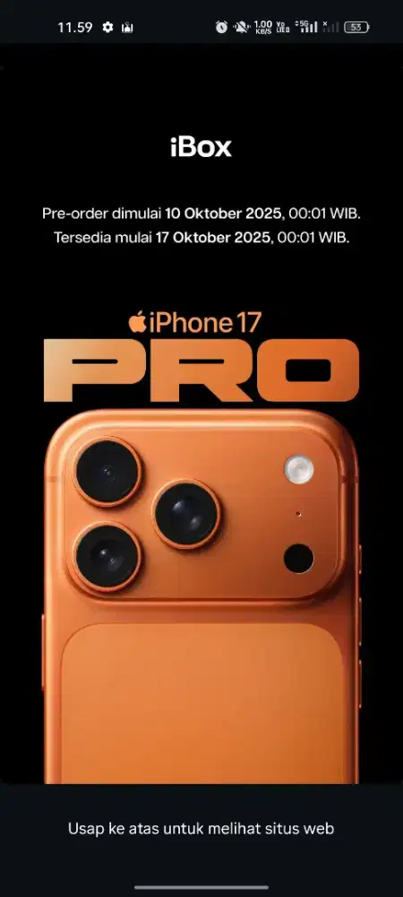 Po iPhone 17 promax 256 GB