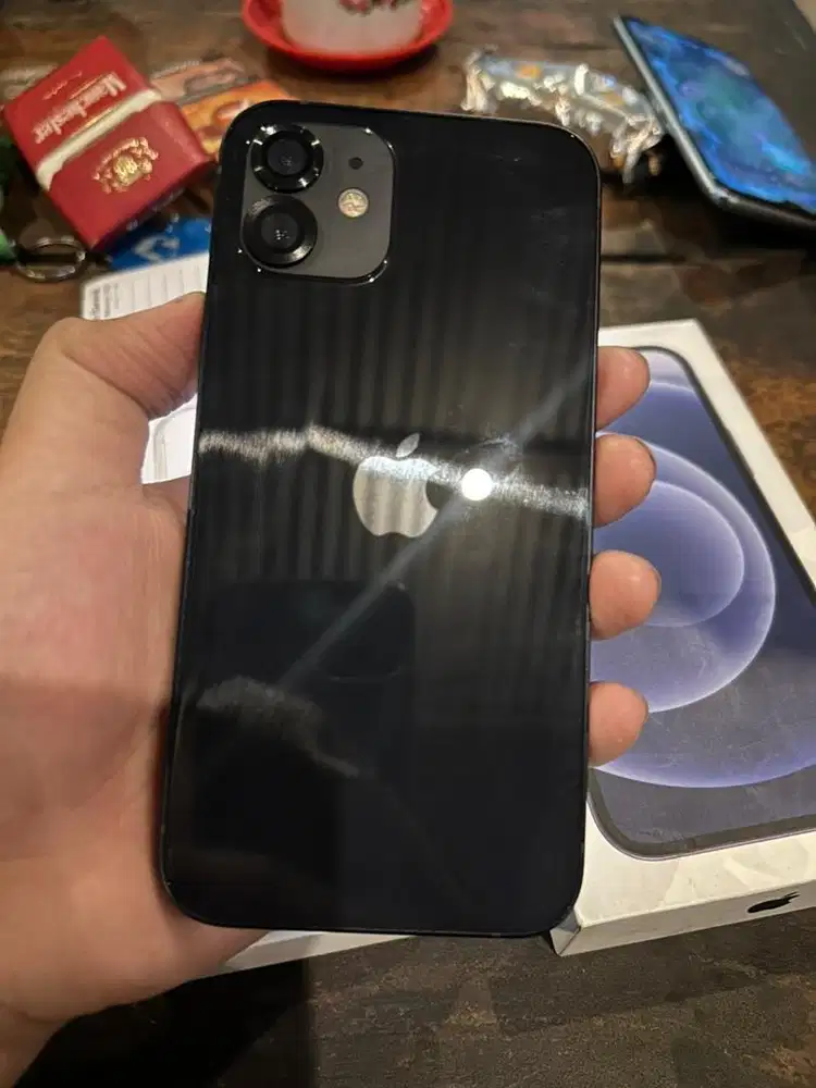 iPhone 12 128 iBox fullset original nominus siap pake