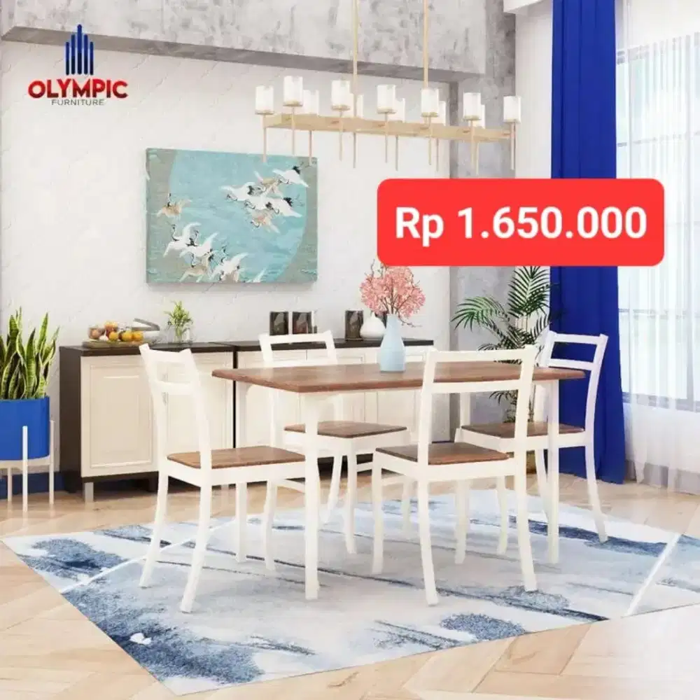 Meja Makan Set Murah Area Jogja (dwi)