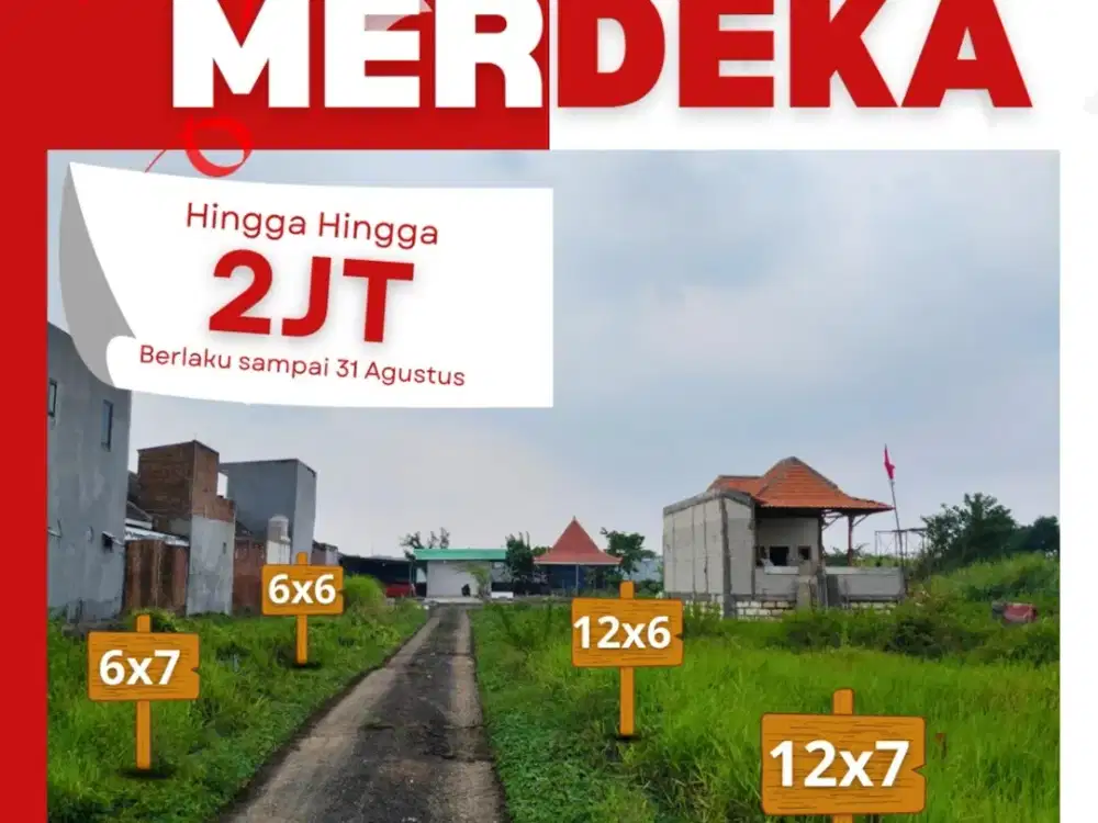 tanah kavling siap bangun harga terjangkau SHM