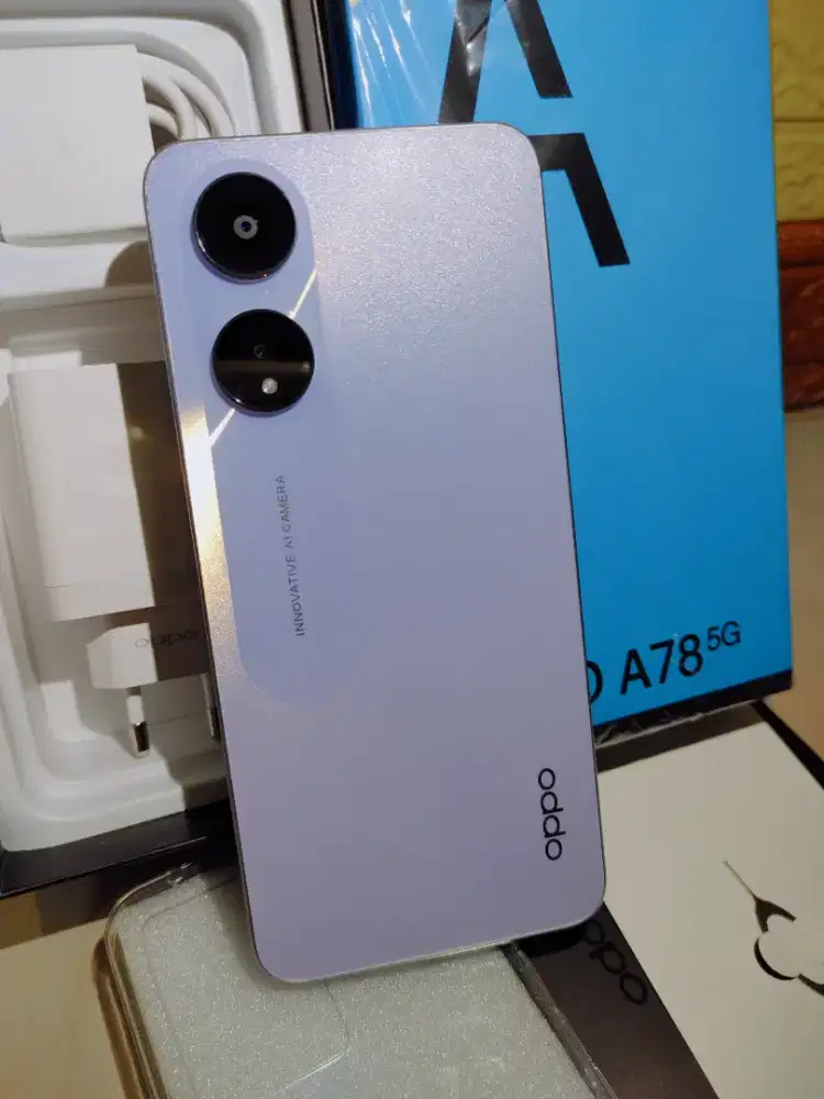 Oppo a78 5G ram 8gb Fullset