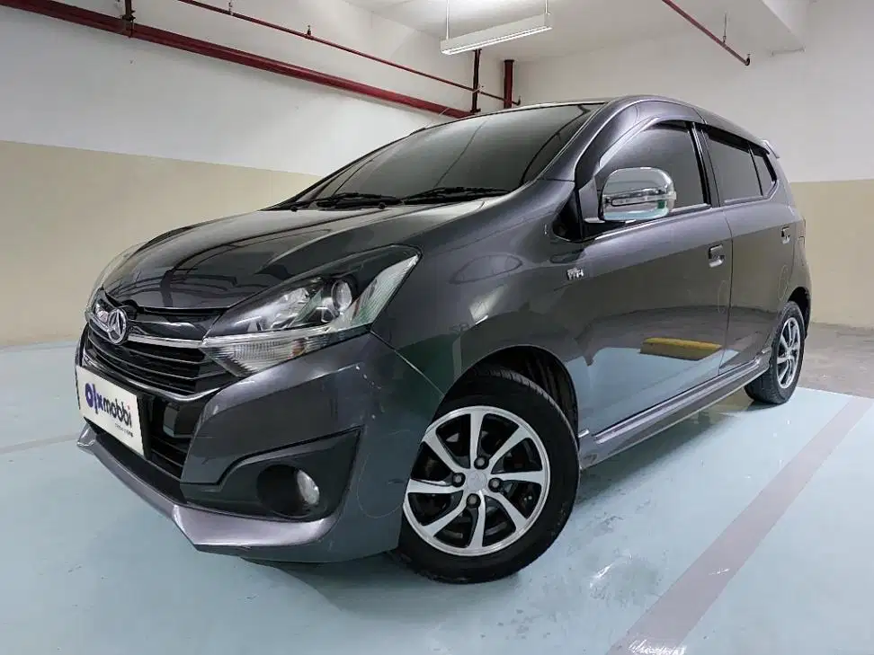 TDP 5,JT Daihatsu Ayla 1.2 X Bensin-AT Silver 2017