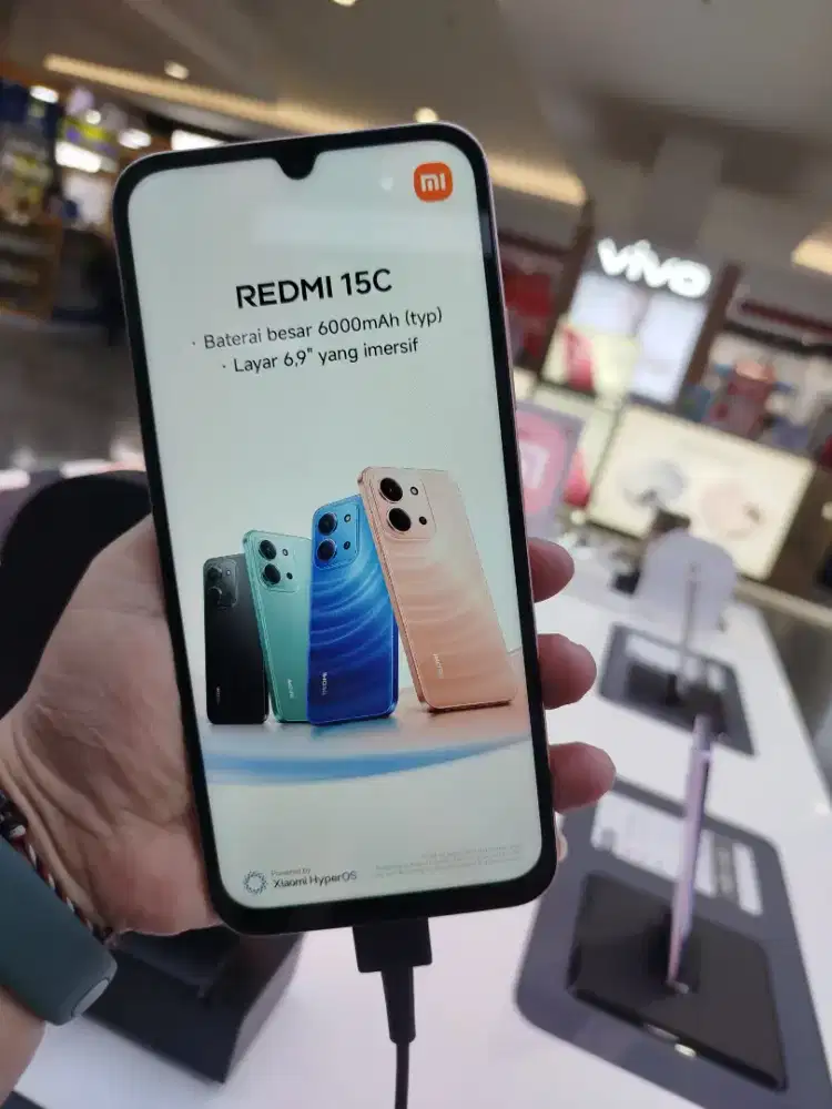 Redmi 15C batrai besar 6000mah paling murah
