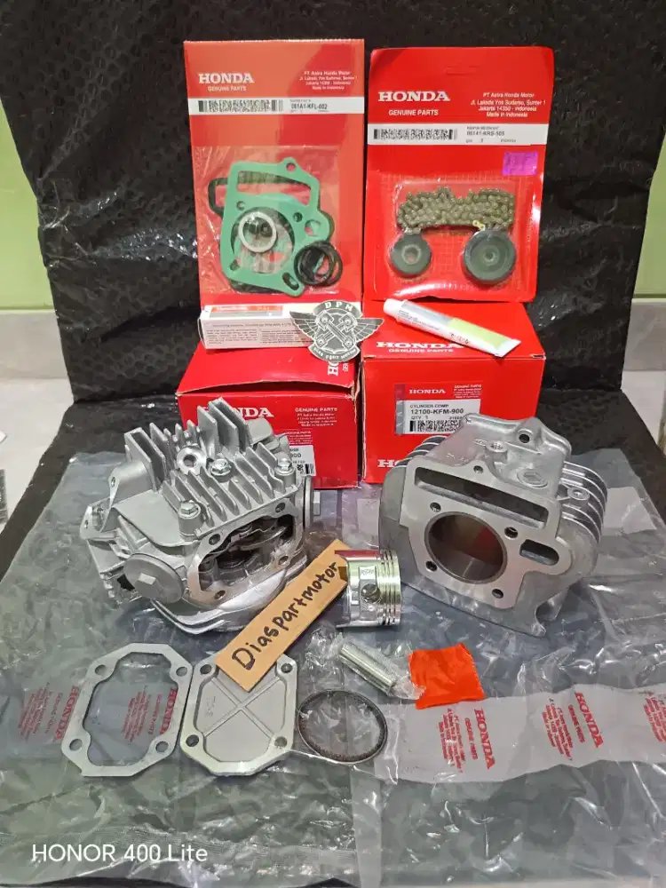 Paket Blok seher+head KFM Supra fit new,Legenda,Revo lama Kualitas ori