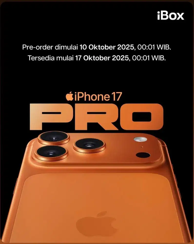PO Iphone 17 ProMax 256GB