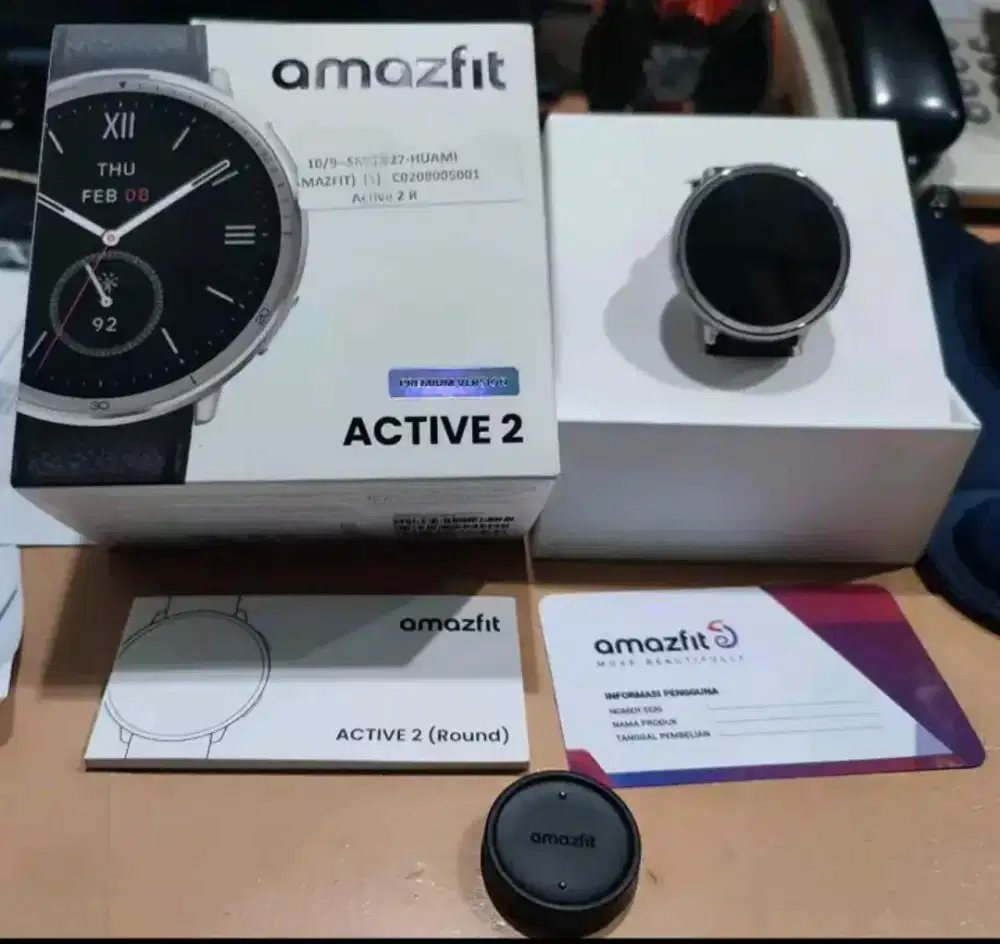 Smartwatch amazfit active 2 premium garansi resmi smart watch gps