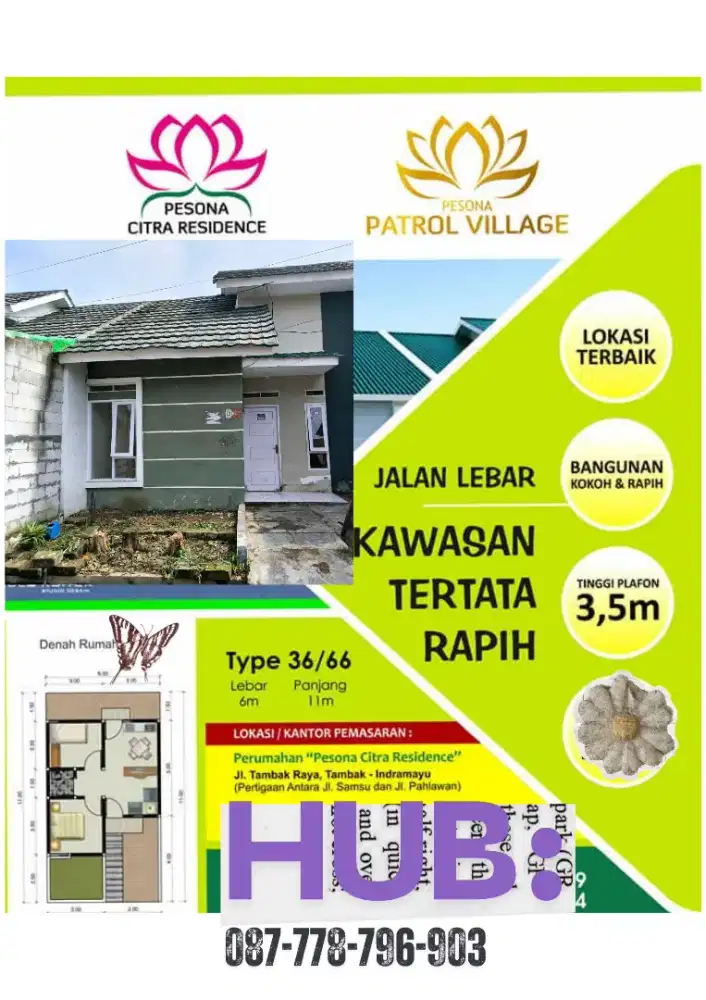 Dijual Rumah Pesona Citra Residence 1