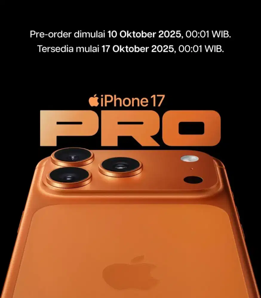 Pre Order IPhone 17 Promo bebas 2x cicilan