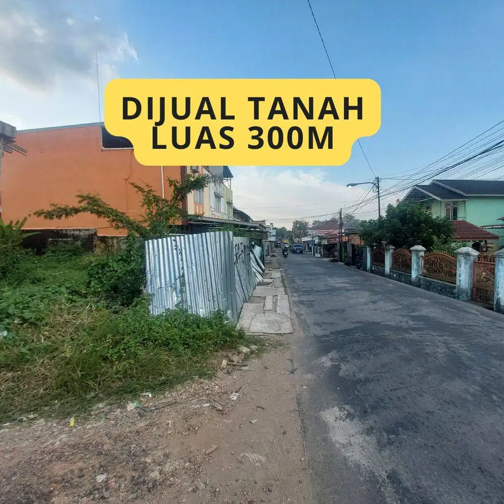 TANAH PUSAT KOTA PINGGIR JALAN PALEMBANG