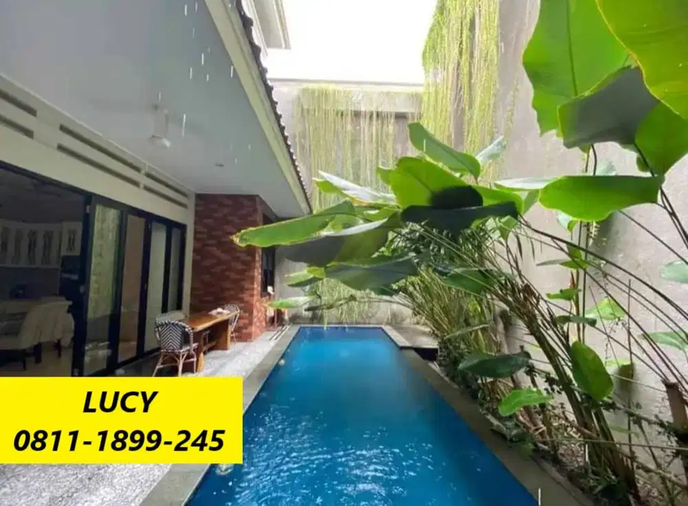 Rumah Furnished dg Swimming Pool di Kebayoran Baru 16724FN