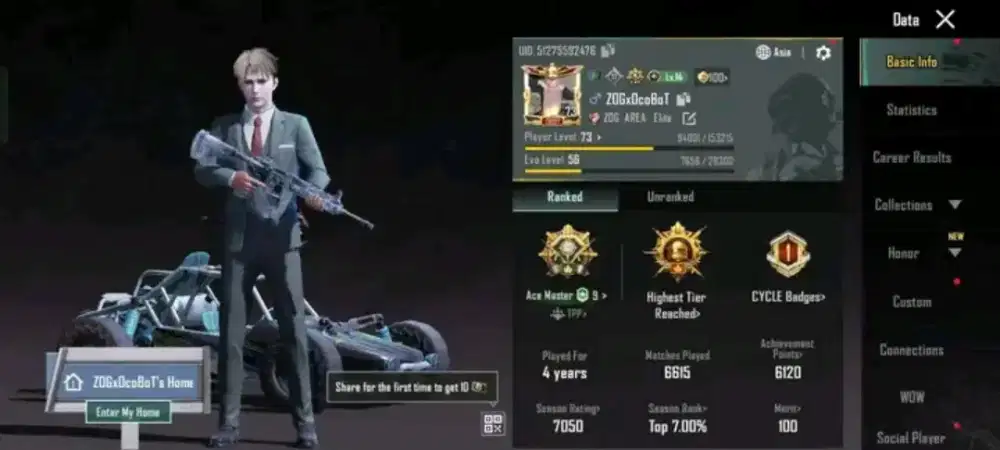 JUAL BELI AKUN PUBG MOBILE