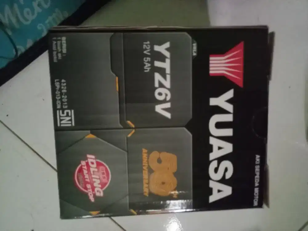 Aki ytz6s kondisi baru