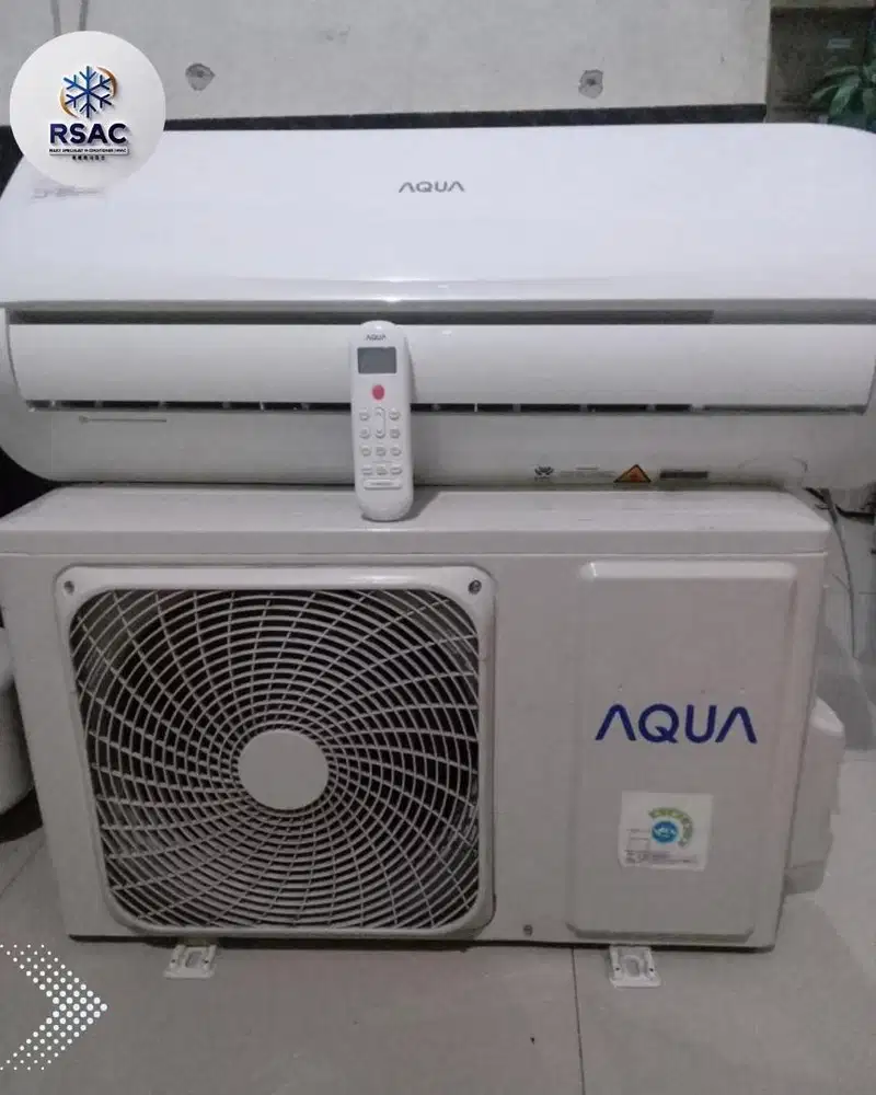 AC AQUA 1/2 PK BARU 5 BULANAN | LOWWAT HEMAT LISTRIK