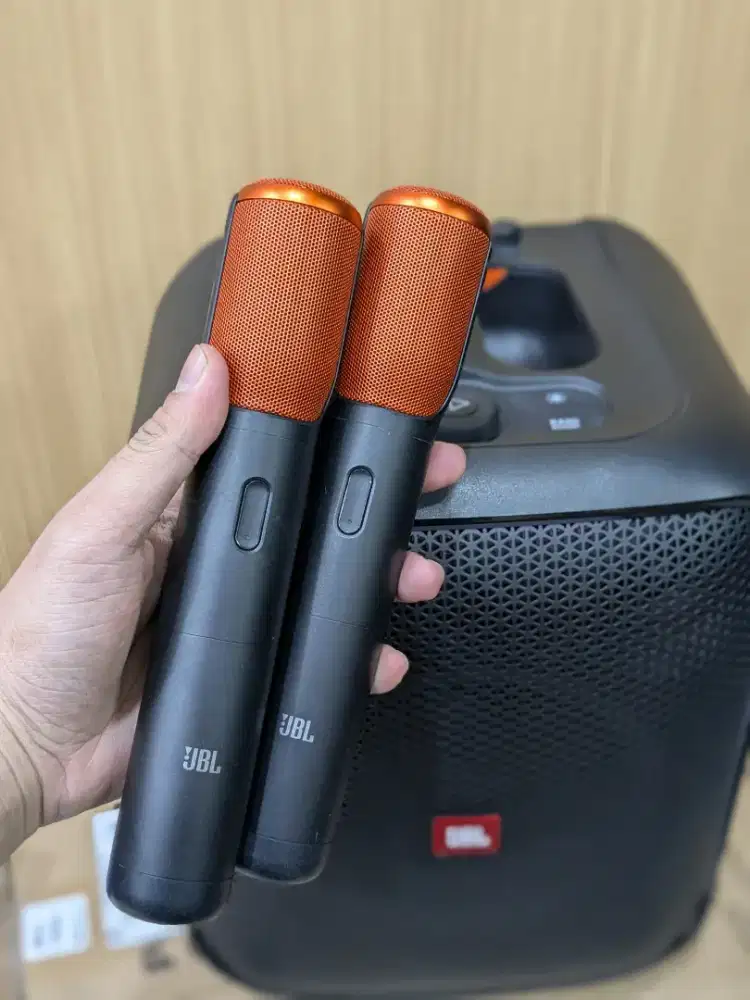 Jbl Partybox Encore Include 2 Microphone || Fullset, kondisi like new