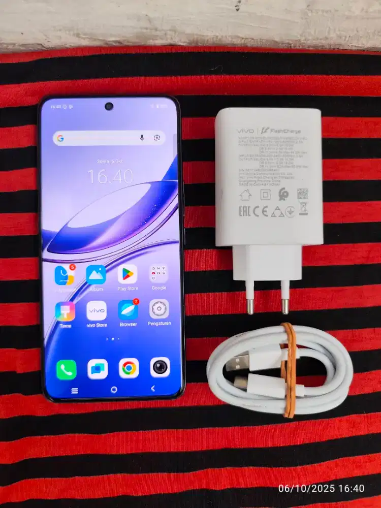 Vivo V50 5G 12/256 (Hp + Cas ori) segel mulus tanpa dusbook saja