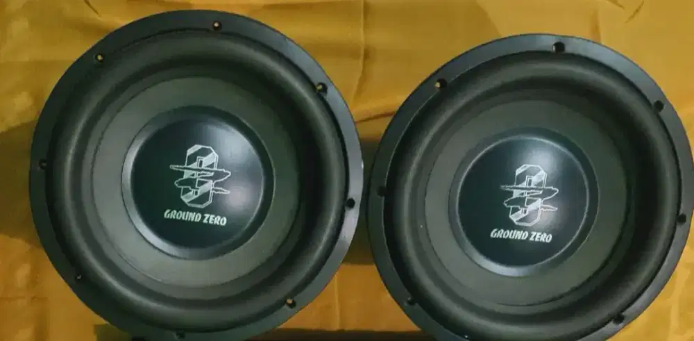 Subwoofer triple magnet ground zeroo