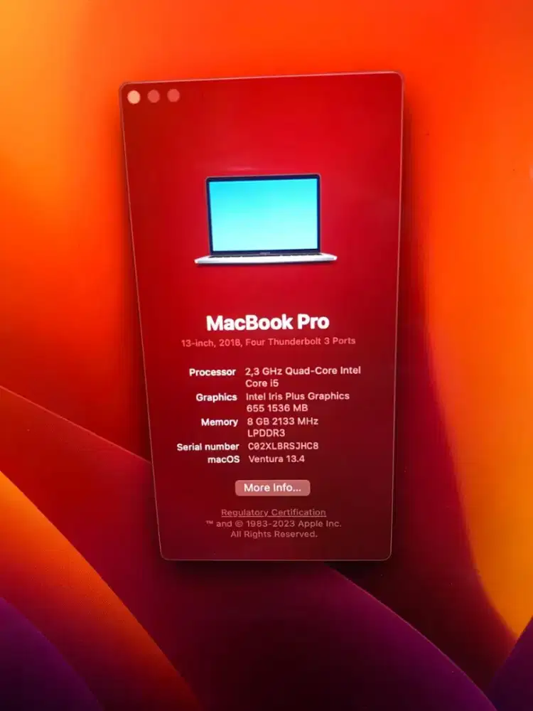 Macbook pro 2018
