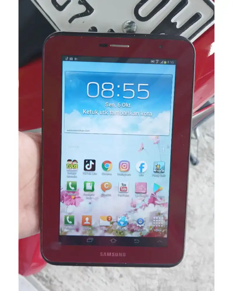 Di Jual Tablet Samsung GT-P3100. Kondisi Normal Siap pakai.