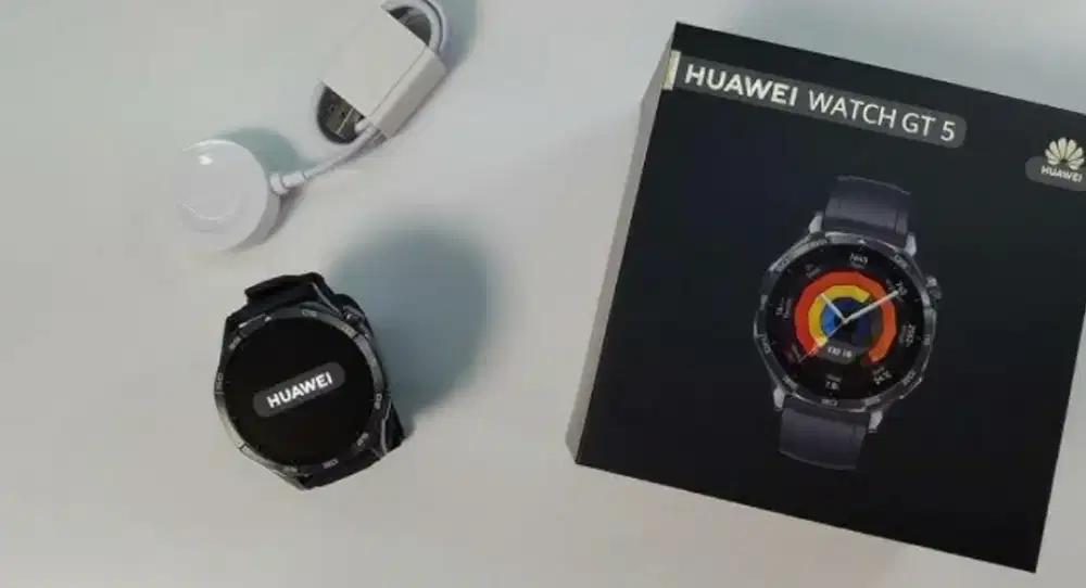 Huawei Watch GT 5 Black 46 mm New Garansi Resmi Huawei
