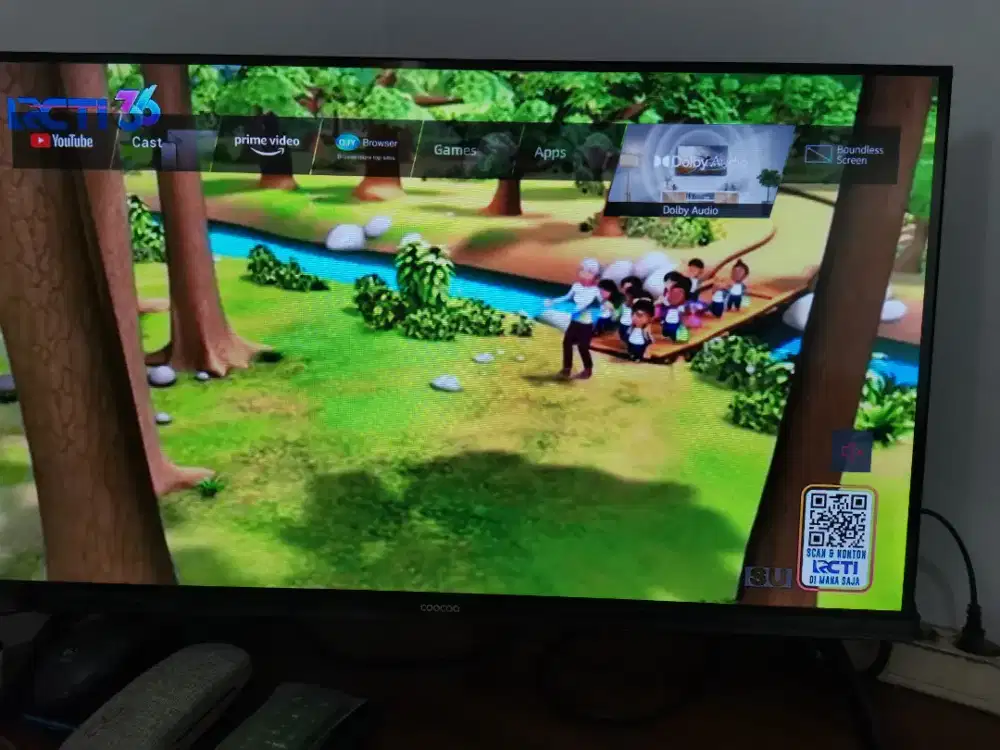 QOOCAA 32 inch nego bonus antena